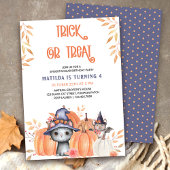 Trick or treat Black Cat Pumpkin-pleisterdag in Kaart