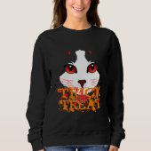 Trick or treat Black Cat Trui (Voorkant)
