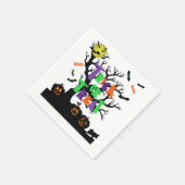 Trick or treat Boo 3 Ply Napkins Servet (Hoek)