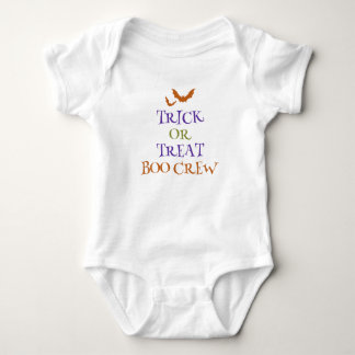 Trick or treat Boo Crew Baby Halloween Outfit Romper
