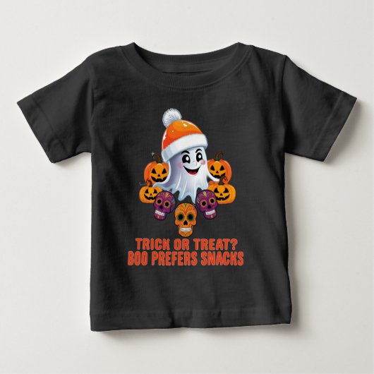 Trick or treat Boo Grappig Quote Halloween Party (Voorkant)