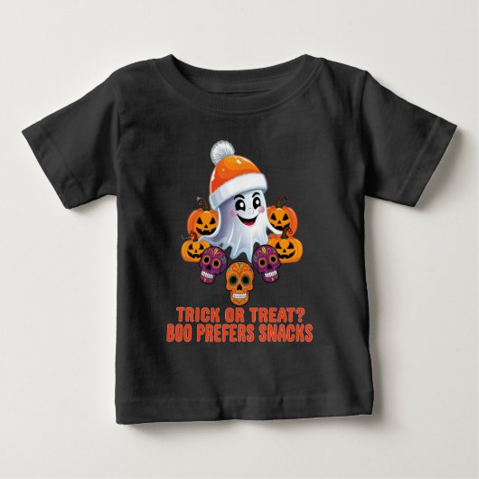 Trick or treat Boo Grappig Quote Halloween Party (Voorkant)