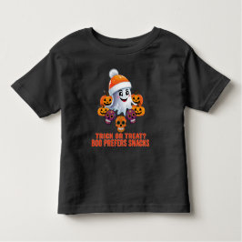 Trick or treat Boo Grappig Quote Halloween Party Kinder Shirts