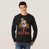 Trick or treat Boo Grappig Quote Halloween Party T-shirt (Voorkant volledig)