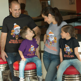 Trick or treat Boo Grappig Quote Halloween Party T-shirt