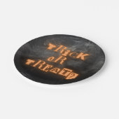 Trick or treat Borden Papieren Bordje (Gekanteld)