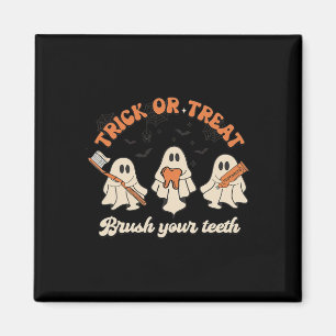 Trick or treat borstel je tanden Halloween Dental  Magneet