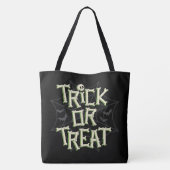 Trick or treat Botten Tote Bag (Achterkant)