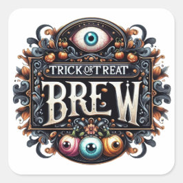 Trick or Treat Brew Sticker