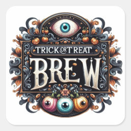 Trick or Treat Brew Sticker
