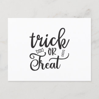Trick or treat briefkaart