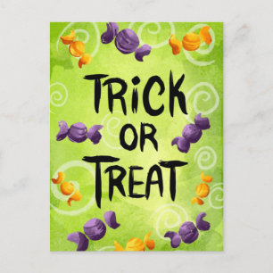 Trick or treat briefkaart