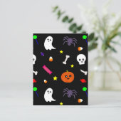 trick or treat briefkaart (Staand voorkant)