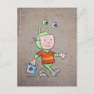 trick or treat briefkaart