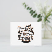 trick or treat briefkaart (Staand voorkant)