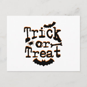 trick or treat briefkaart