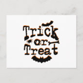 trick or treat briefkaart (Voorkant)
