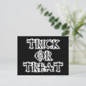 Trick or treat briefkaart (Staand voorkant)