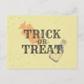  Trick or treat Briefkaart (Voorkant)