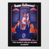 Trick or treat Briefkaart Raamsticker (Vel)