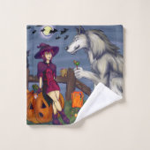 Trick or treat Buddies Bad Handdoek (Wasdoekje)