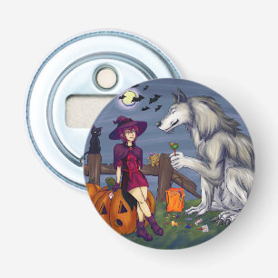 trick or treat Buddies Button Flesopener
