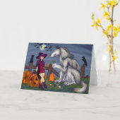 Trick or treat Buddies Kaart (Gele Bloem)