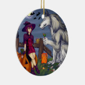 Trick or treat Buddies Keramisch Ornament (Rechts)