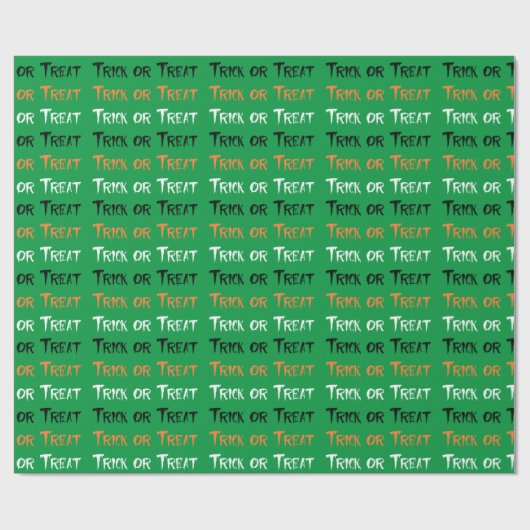 Trick or treat cadeaupapier (Vlak)