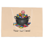 Trick or Treat Candy Cauldron Groot Cadeauzakje (Achterkant)