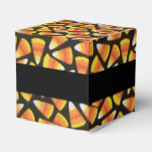 Trick or treat Candy Corn Cube Favor Box Bedankdoosjes (Achterkant)