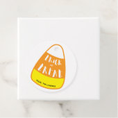 Trick or treat Candy Corn Gift Label (In situ)