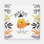 Trick or treat Candy Corn Halloween | Magneet (Voorkant)