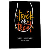 Trick or treat Candy Corn Halloween Medium Cadeauzakje (Voorkant)