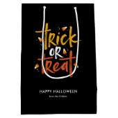 Trick or treat Candy Corn Halloween Medium Cadeauzakje (Achterkant)