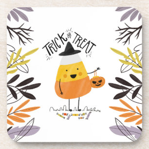 trick or treat Candy Corn Halloween Onderzetter