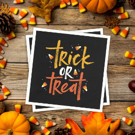 Trick or treat Candy Corn Halloween Servet