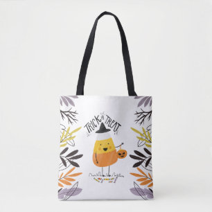 Trick or treat Candy Corn Halloween   Tote bag