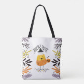 Trick or treat Candy Corn Halloween | Tote bag (Achterkant)