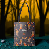 Trick or treat Candy Corn Ice Cream Tote Bag
