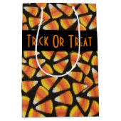Trick or treat Candy Corn Medium Cadeauzakje (Voorkant)
