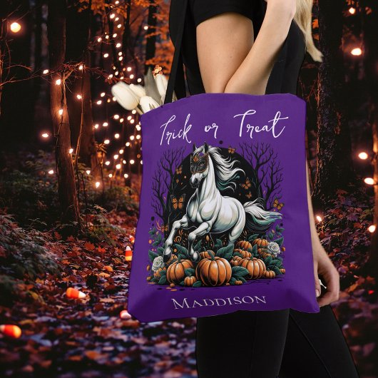 Trick or Treat Candy Tote Bag