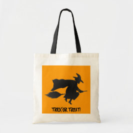 Trick or treat canvas tas