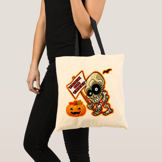 trick or treat Canvas tas (Voorkant (product))