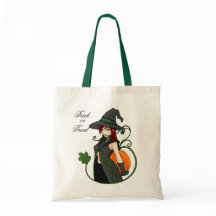 Trick-or-Treat Canvas tas slaan