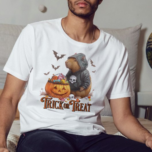 Trick or treat Capybara Halloween Funny T-shirt