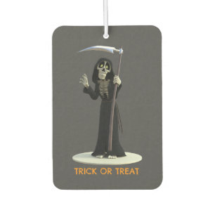 Trick or Treat. Cartoon Doodengeest Luchtverfrisser