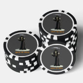 Trick or Treat. Cartoon Doodengeest Poker Chips (Opstapeling)