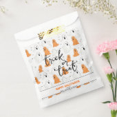 Trick or treat cartoonachtige spoken Halloween Bedankzakje (Gezegeld)