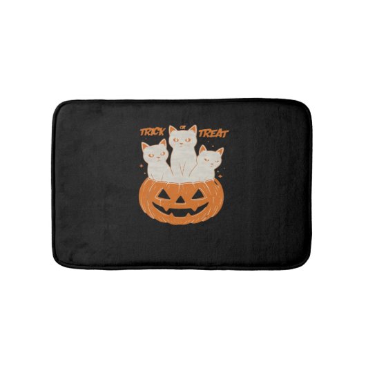Trick or treat cats Classic T-shirt Badmat (Voorkant)
